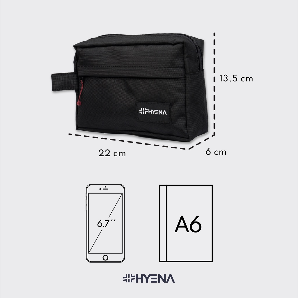 HYBRAND x Hyena [497] - TAS DOMPET SERBA GUNA &quot;LACROIX&quot; POUCH HYENA