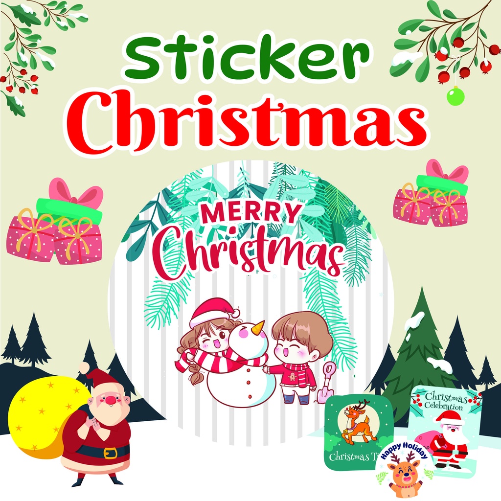 

CETAK STIKER LABEL NATAL / STIKER CHRISTMAST / STIKER MERRY CHRISTMAST