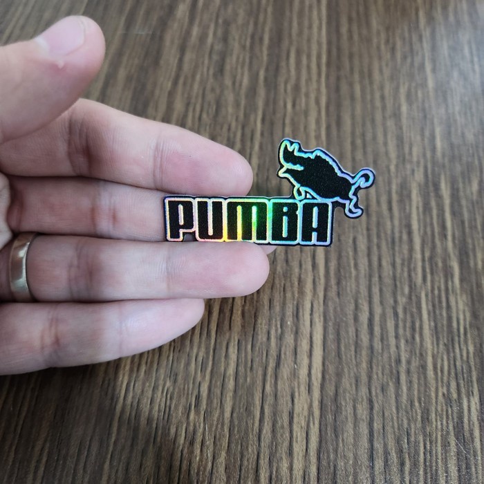 

Sticker Hologram Anime - PSH1340 - Logo Lucu - Pumba