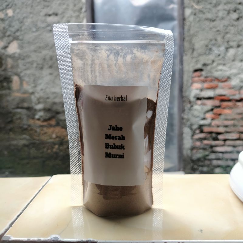 

ENU herbal jahe merah bubuk murni kemasan 50 gram
