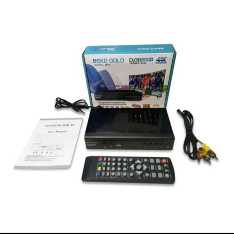 BEKO GOLD Set Top Box TV Digital, Receiver penerima saluran digital FULL HD 2023