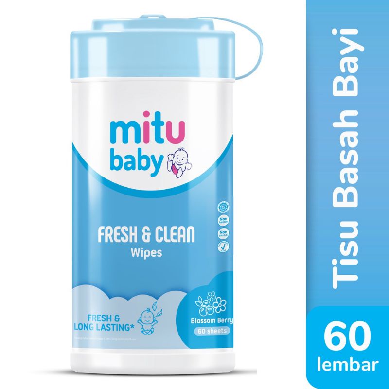 TISSU BASAH (BUY 1 GET 1 ) BABY  WIPES ANTI BACTERIAL / BABY WIPES / TISSU