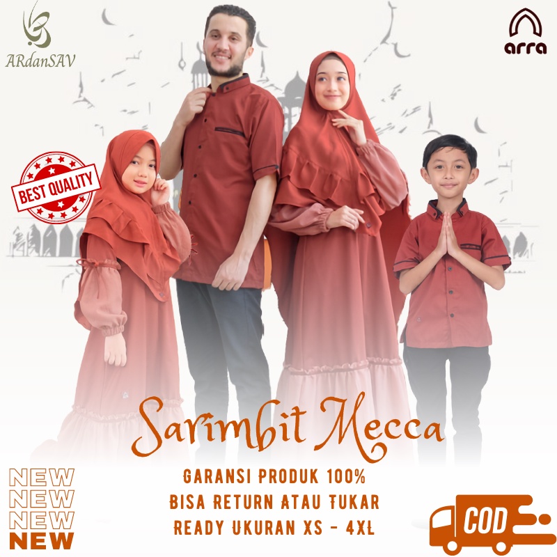 Sarimbit 2024 Terbaru Gamis Couple Pasangan Baju Couple Keluarga Gamis Jumbo ld120 ld 130 Lebaran 20