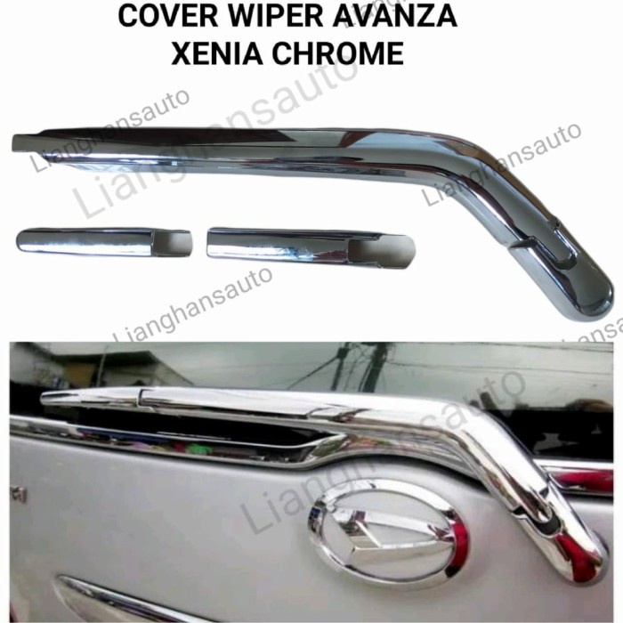 Cover Wiper Tutup Wiper Belakang Avanza/Xenia Chrome #Original