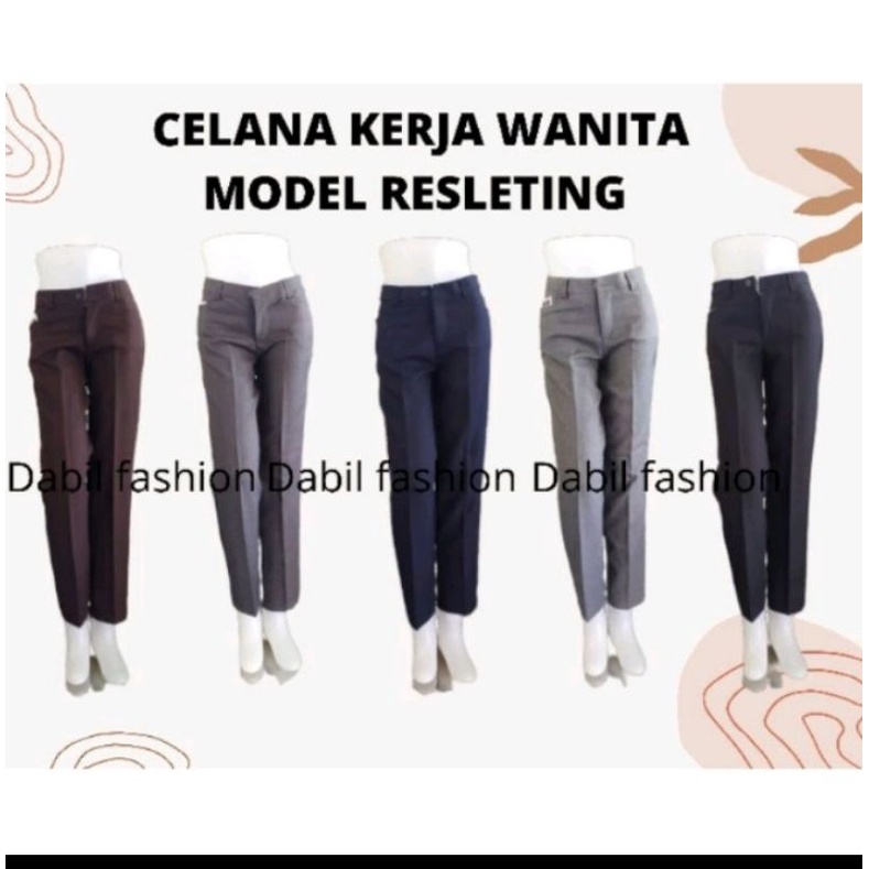 CELANA KANTOR CELANA PANJANG WANITA