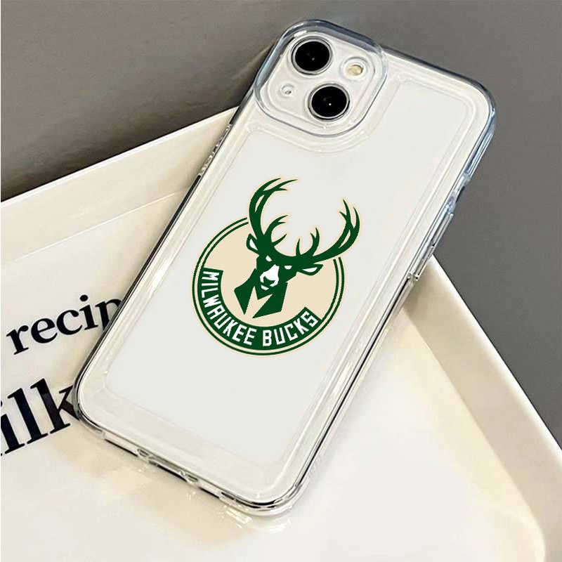 IPHONE Bucks And Nuggets Soft Phone Case Kompatibel Untuk Iphone14 11 13 12 Pro XS Max X XR Casing Tahan Guncangan7 8 6 6S Plus Cover TPU Transparan