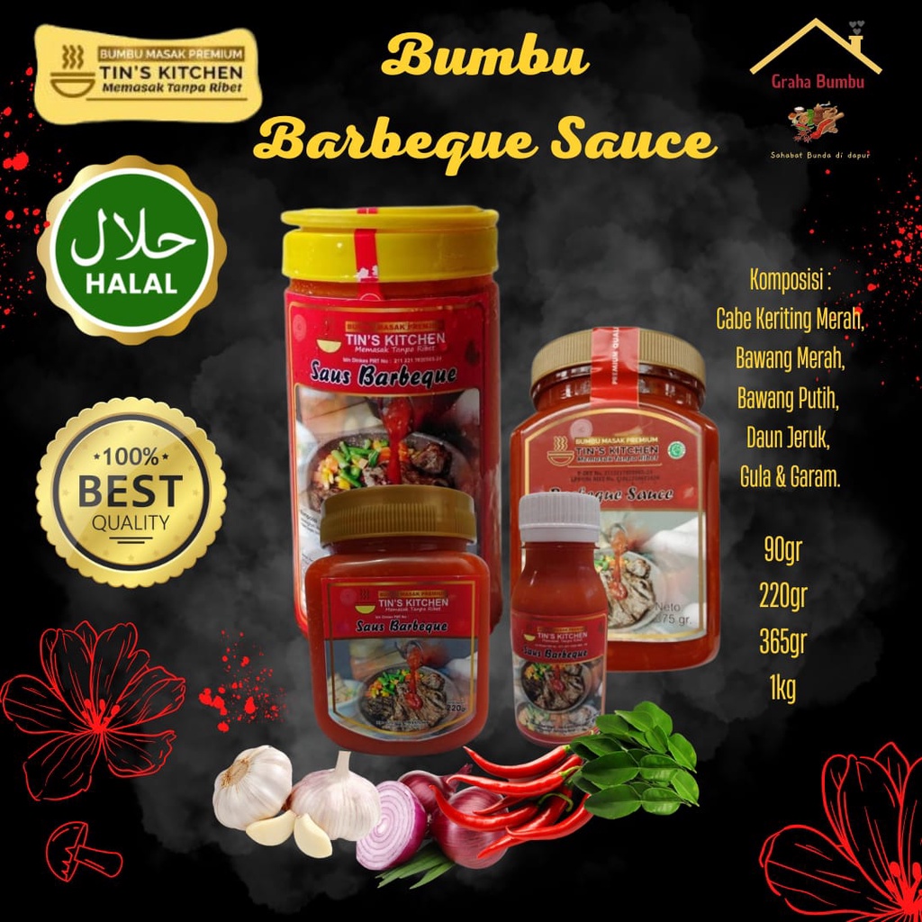

Bumbu Barbeque / BBQ Sauces Instan Tins Kitchen