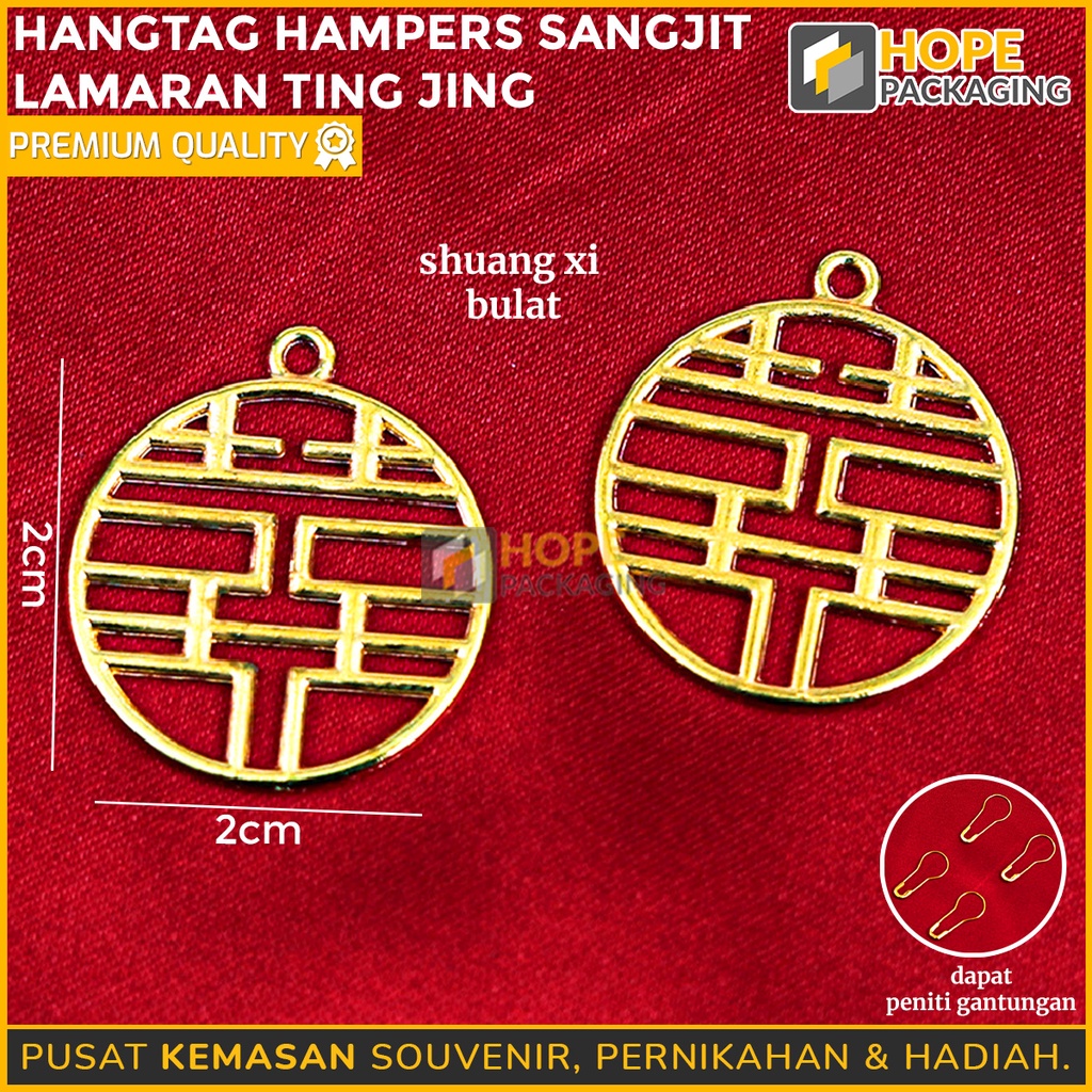 [ ISI 10 PCS ] Hangtag Hampers Sangjit + Peniti