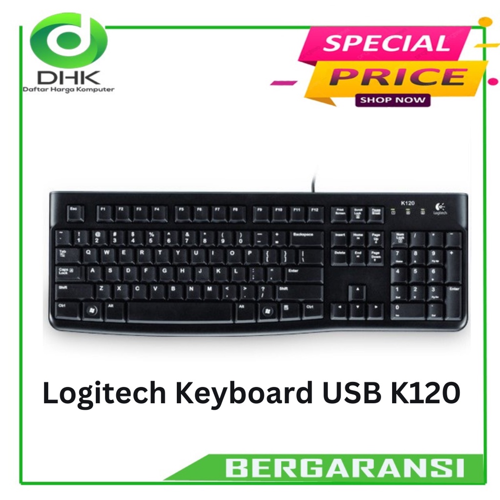 Keyboard Logitech USB K120 Original