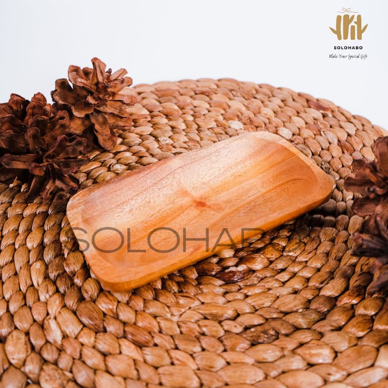 PIRING SUSHI/PIRING AESTHETIC/PIRING KAYU/PIRING KAYU AESTHETIC/PIRING KAYU SET/PIRING KAYU JATI/PIR