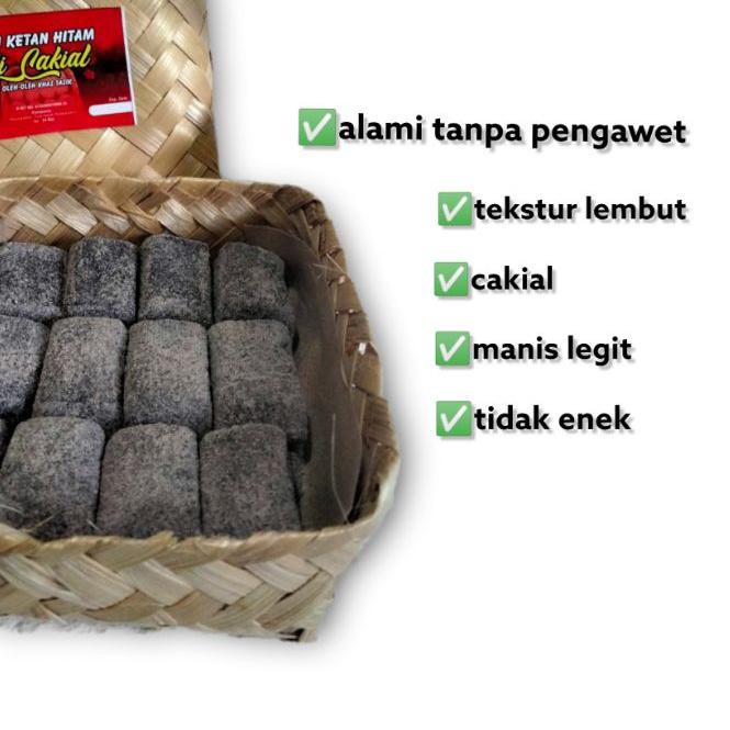 

READY ✅Ladu ketan hitam original manis si cakial asli Tasikmalaya isi 24 potong|KD8