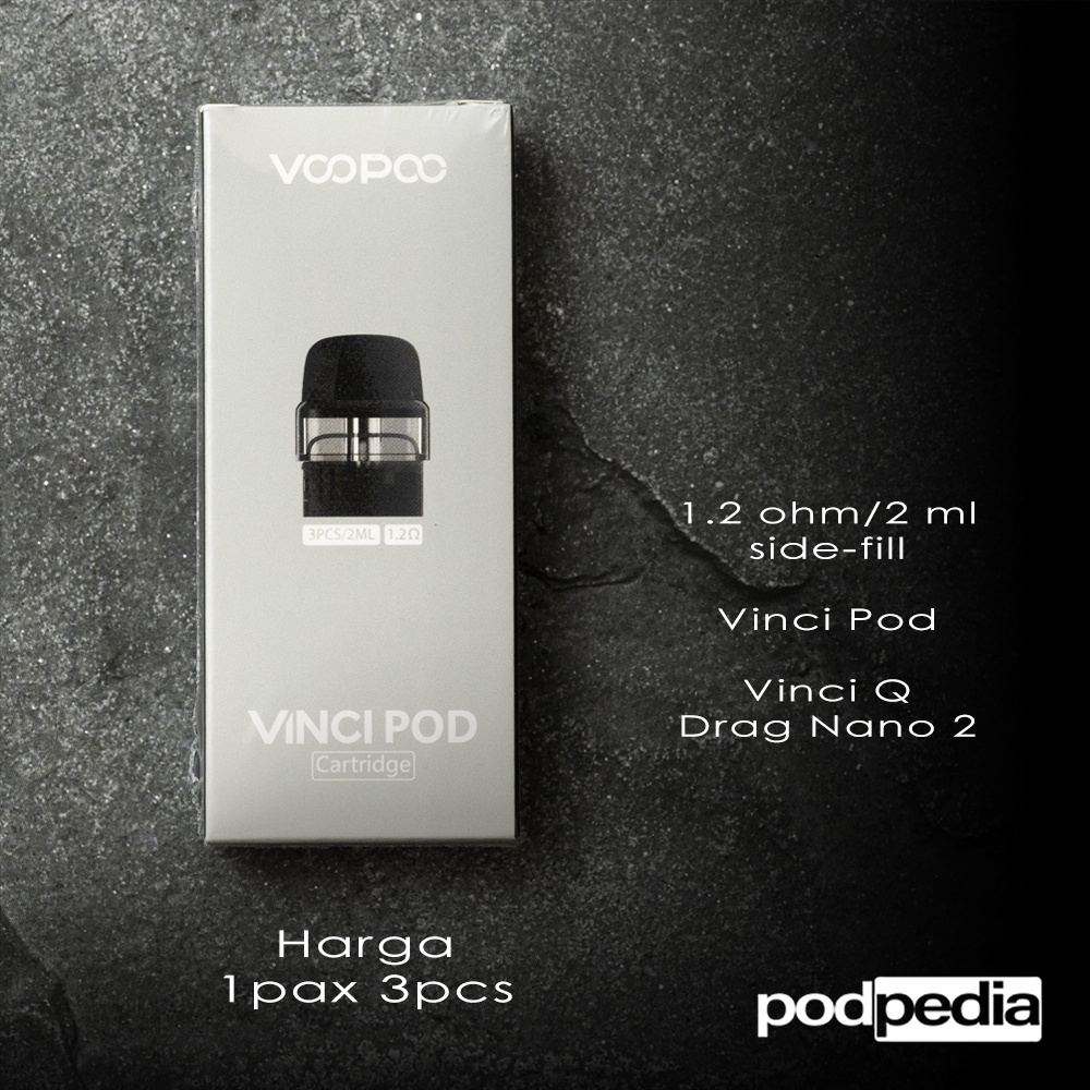 Voopoo Vinci Pod 0.8 1.2 ohm Cartridge | compatible Drag Nano 2 Vinci Q