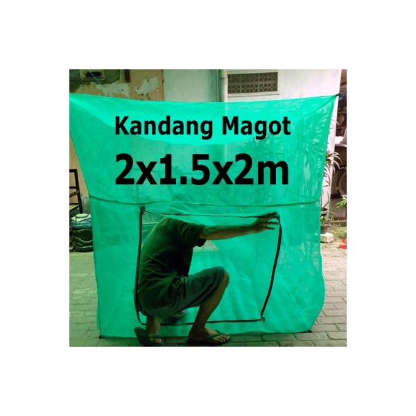 Kandang Magot Lalat BSF 2x1.5x2m