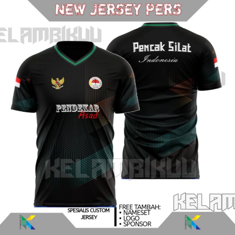 JERSEY PERSINAS ASAD PRINTING TERBARU/JERSEY PENCAK SILAT PERSINAS ASAD CUSTOM MURAH/BAJU KAOS PENCA