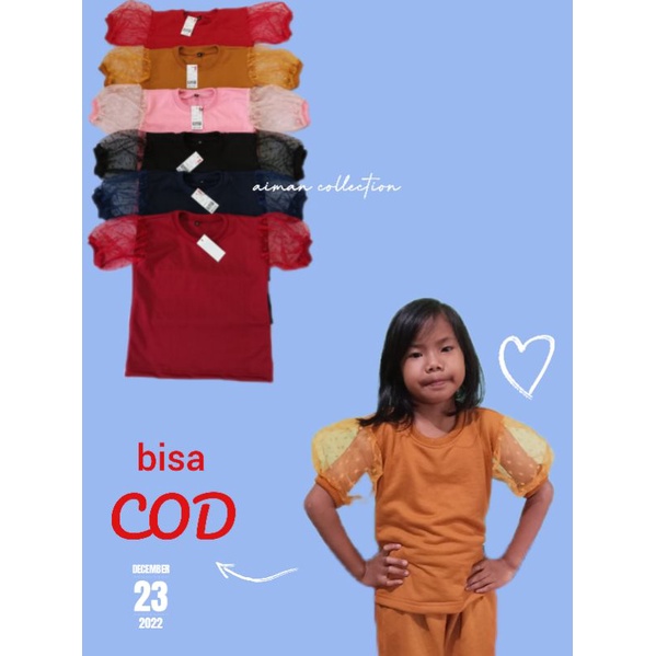 QUEEN TOP TILE DOT/ATASAN ANAK 1-6 THUN