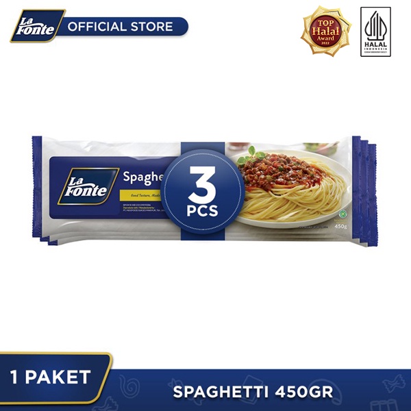 

La Fonte Spaghetti 450gr - 3 Pcs
