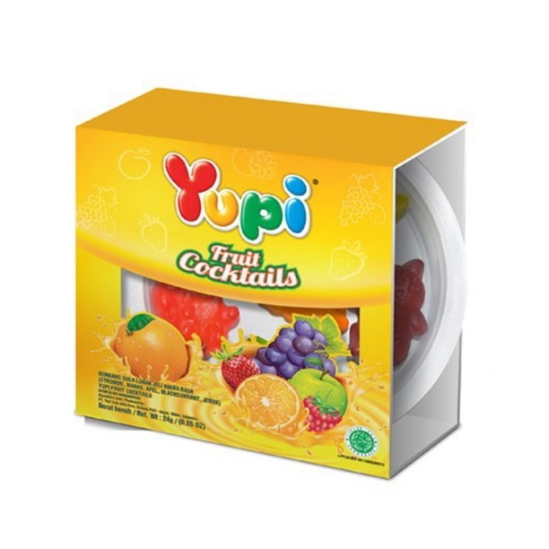 

Yupi Gummy Candies Fruit Cocktails 24 gr