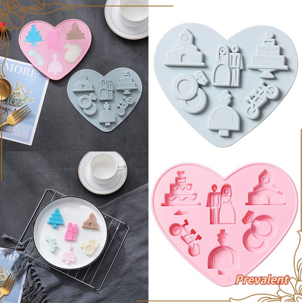 Preva Valentine Day Handmade Baking Pan Cetakan Kue Coklat Cetakan Silikon