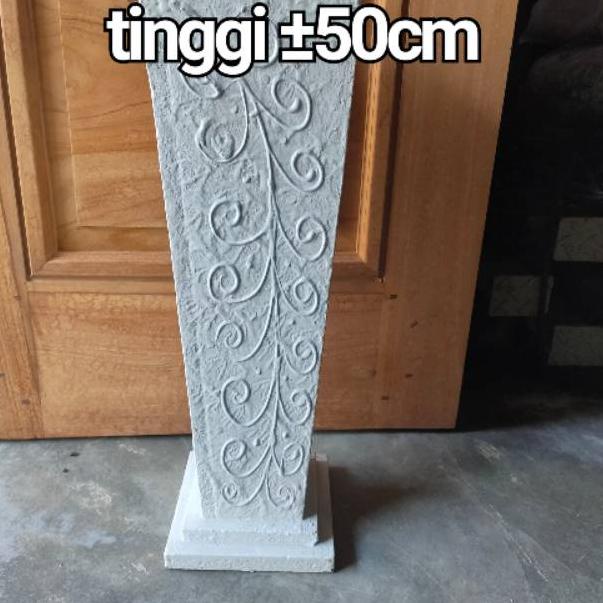 Harga Bersahabat 50cm Vas kayu bunga pojok /pot kayu tinggi 50cm /pot kayu besar murah /bunga sudut