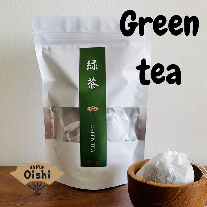 

GREEN TEA |Sencha Japanese Ocha Teh (Tea bag / Loose Leaf) Dapur Oishi