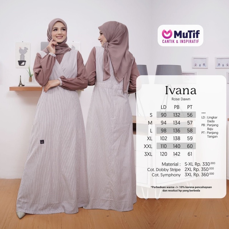 Gamis Terbaru Mutif Ivana