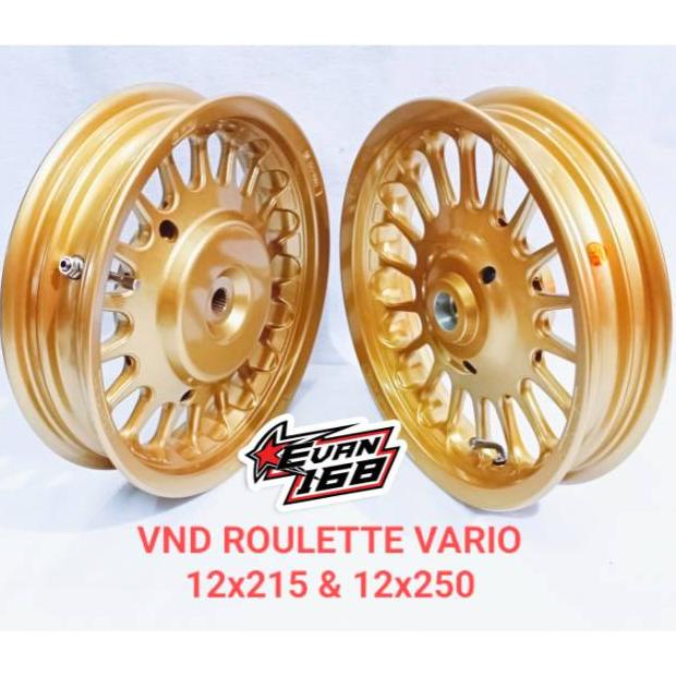 Velg Racing VND ROULETTE VARIO Beat Scoopy Ring 12 Gold Mate