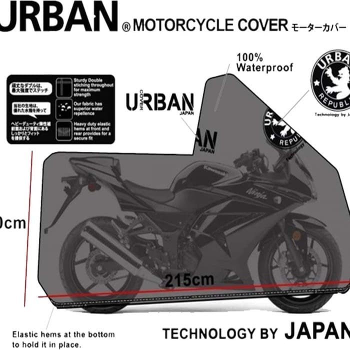 COVER MOTOR URBAN UKURAN MOGE SUZUKI GSX R150 / SARUNG MOTOR URBAN