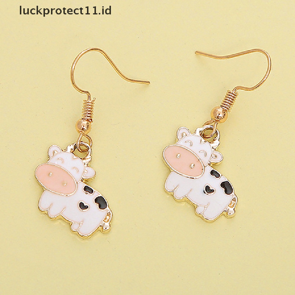 /Fashion Hot// Fashion// Fashion Anting Sapi Drop Menjuntai Perhiasan Peternakan Hewan Pesta Aksesoris Hadiah.