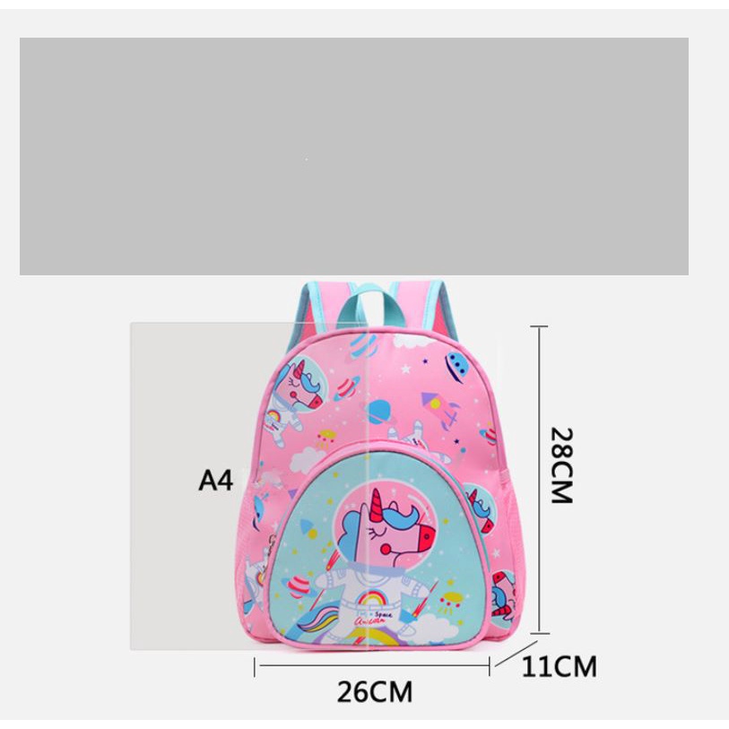 Tas Backpack Anak Laki-laki Perempuan Gambar Karakter Import CB028