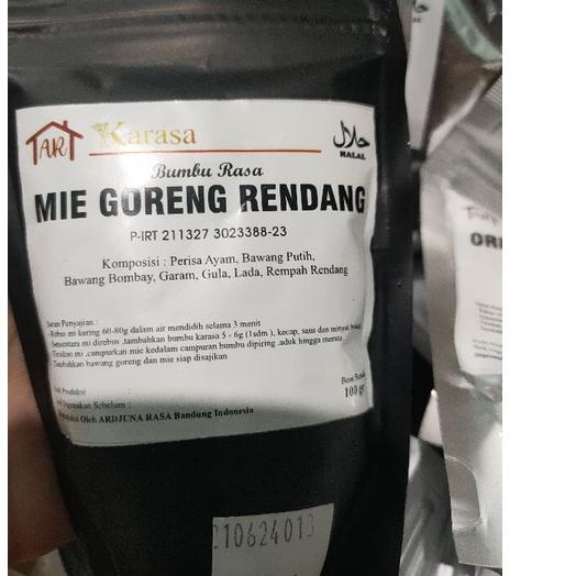 

BUMBU RASA INDOMIE GORENG 100gr ORIGINAL 100% bisa dipakai (25porsi) BISA UNTUK SEGALA MACAM MASAKAN, CIRAMBAY,NASGOR DLL