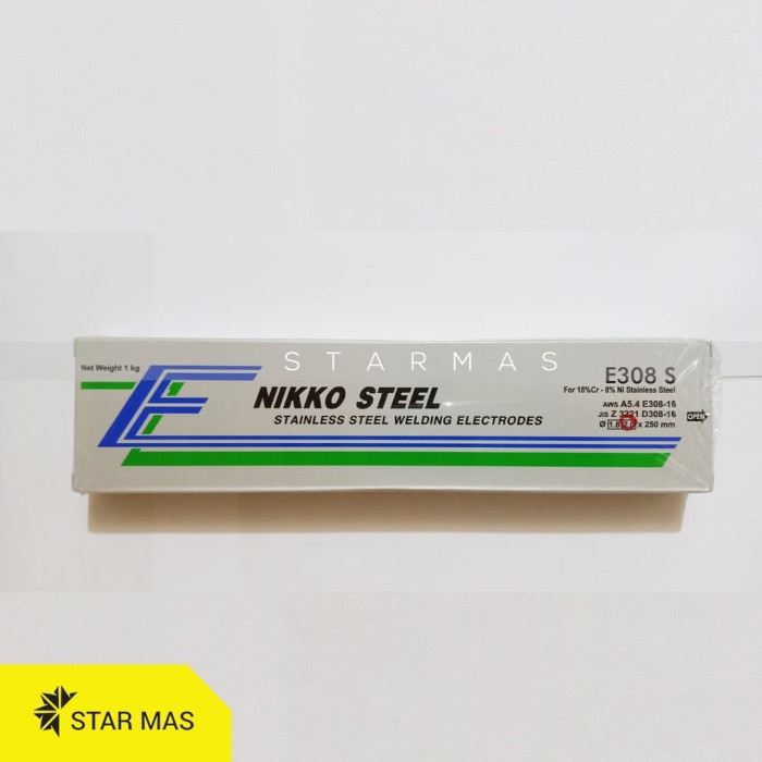 Kawat Kawat Las Nikko Steel E308S 2 Mm Stainless