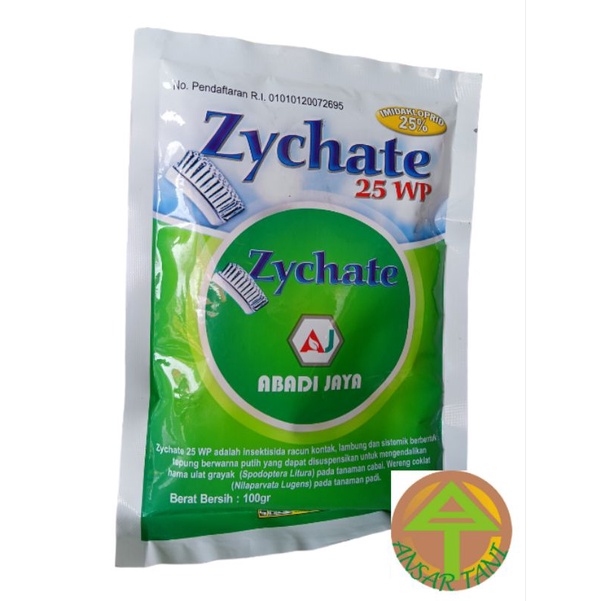 insektisida Zychate 25WP 100 gram Bahan Aktif Imidakloprid 25%