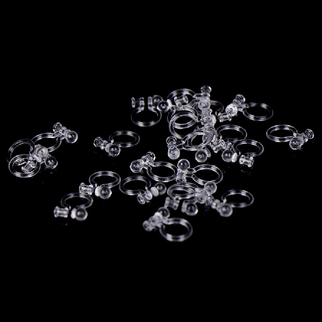 /Konverter Anting Klip on Fashion Hot// Invisible Untuk Temuan Perhiasan Telinga Non Tindik.