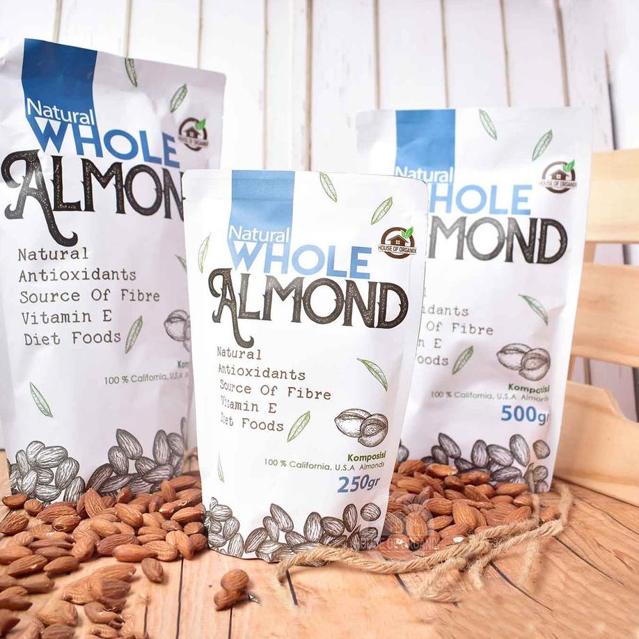 

(PROMO DQ037) Natural Whole Almond 1kg ✴