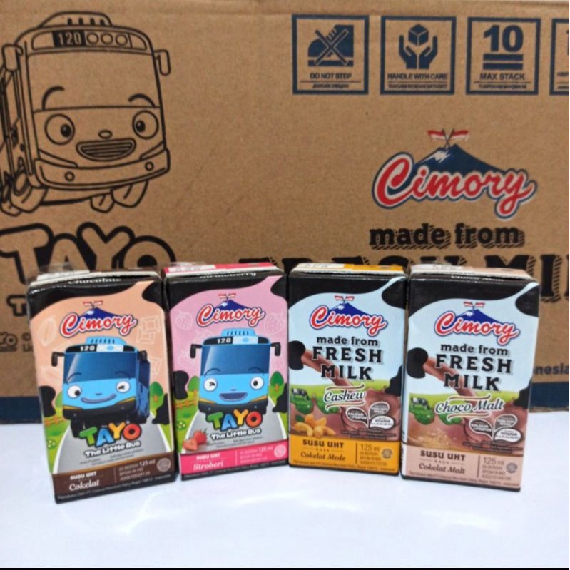 

Cimory Fresh Milk Susu UHT 125ml 1 Dus (40pcs) Khusus Gojek&Grab
