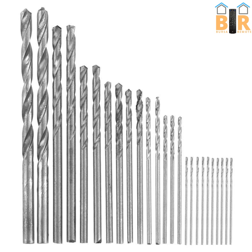 Mata Bor Besi Beton HSS Baja Tembok Kayu Hole Saw Drill Bit Tahan Karat 1MM - 8.5MM