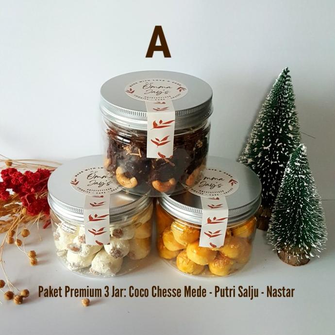 

KUE KERING HAMPERS NATAL PAKET PARCEL - ISI 3 JAR WF54634ER