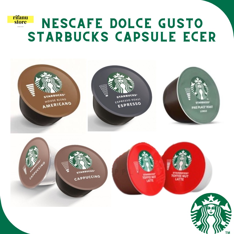 

Nescafe Dolce Gusto Starbucks Capsule Eceran Mix Rasa Original