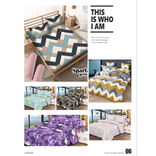 Sprei Set 180X200 Motif AESTHETIC/Sprei Motif ELEGAN