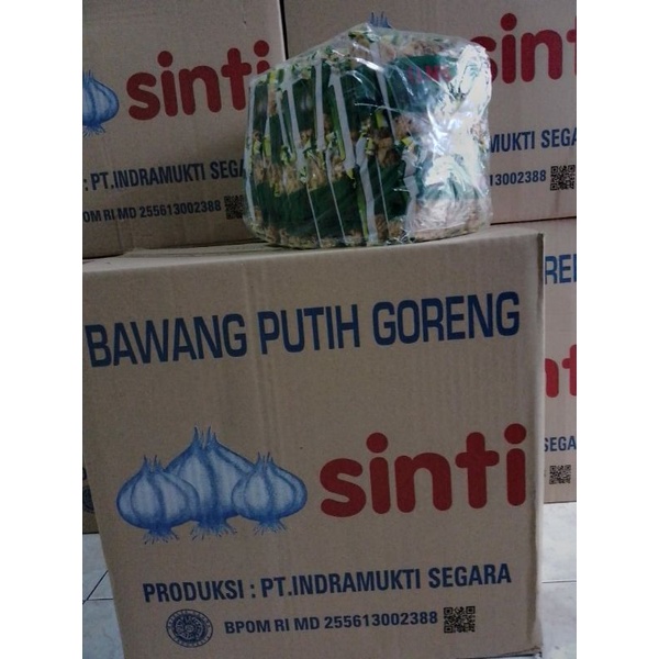 

bawang putih goreng Sinti 50g 1 pak isi 20 bungkus