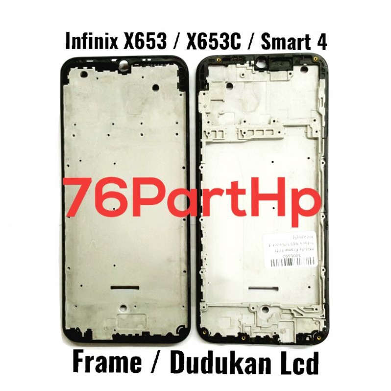 ori frame Bezzel Tulang Tengah Infinix X653 - X653C - Smart 4 - Dudukan LCD