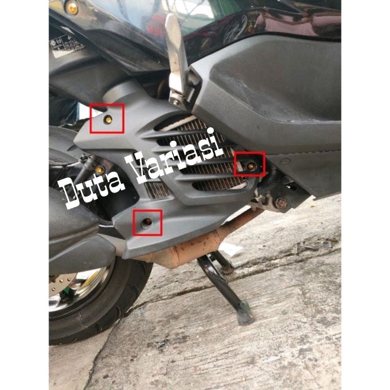 NACOM DV Baut Tutup Radiator Standar Nmax,Lexi,Aerox