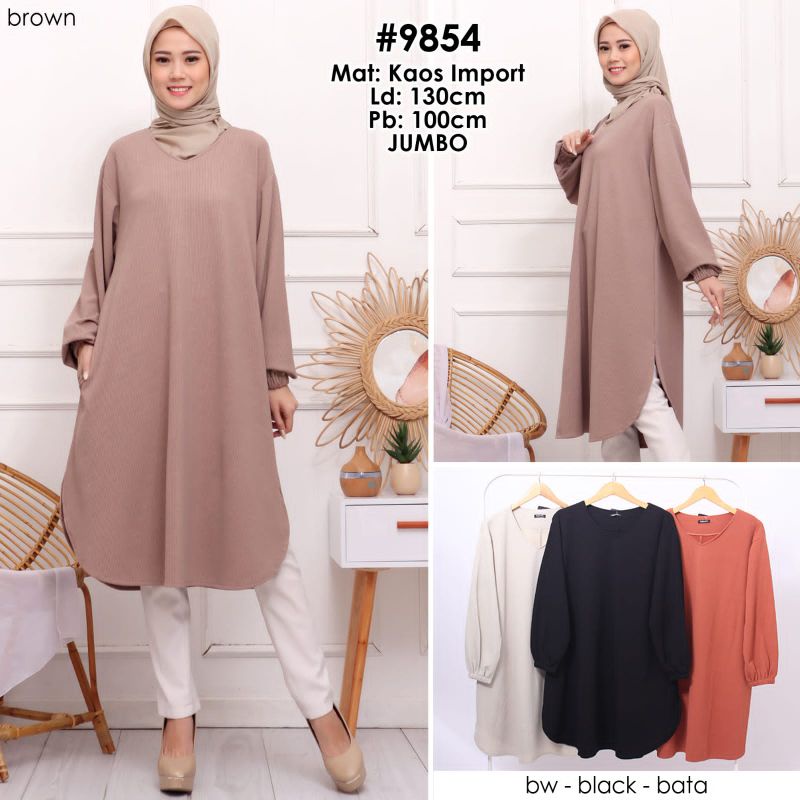 baju atasan tunik kaos jumbo bigsize XXXL