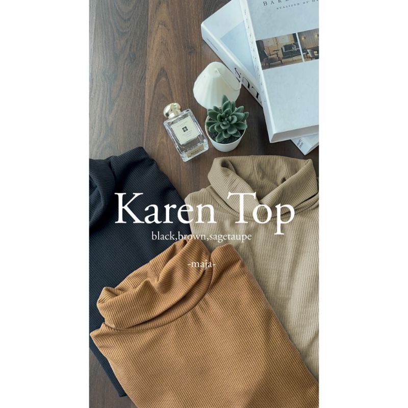 karen top turtleneck top