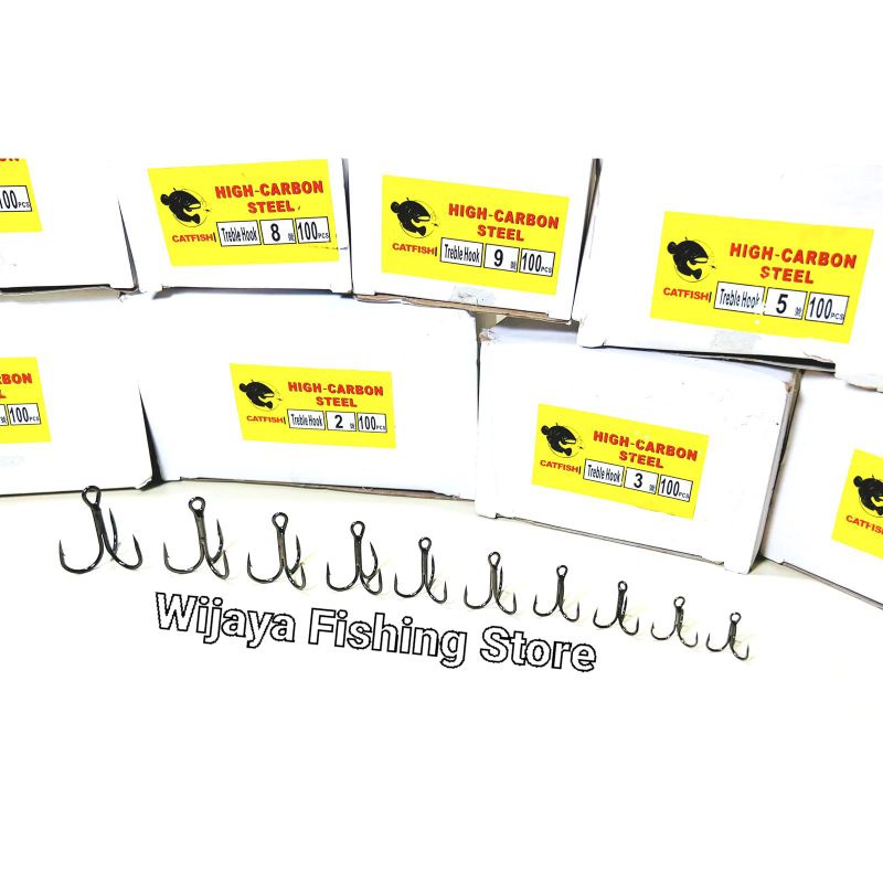 Mata Pancing Triple Trible Hook Catfsih per 1 kotak