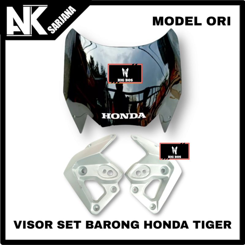 VISOR TIGER REVO TIREV VISOR HONDA TIGER TIREV TIGER REVO TIGER BARONG TEBAL 2MM 3MM SET KUPINGAN BA