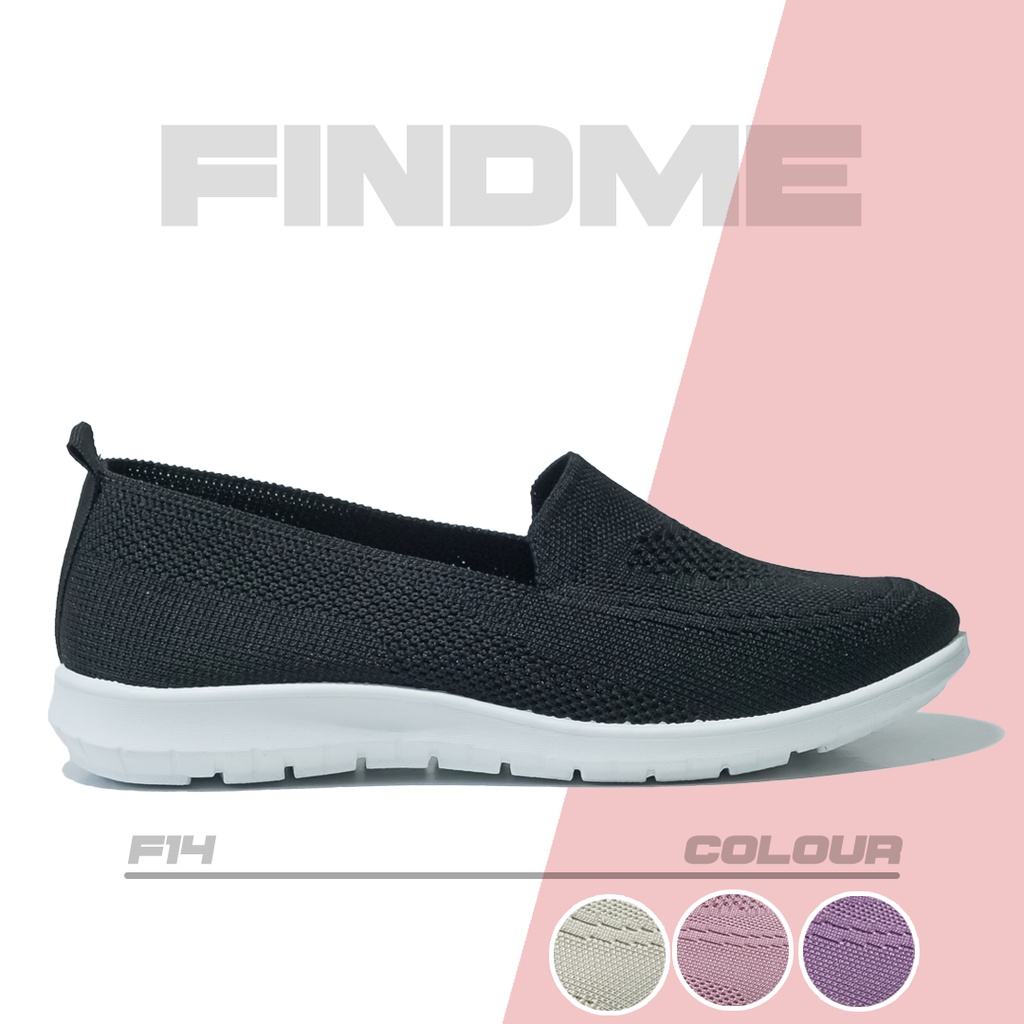 SEPATU SNEAKERS TANPA TALI WANITA IMPORT ELASTIS KANVAS CASUAL NYAMAN REMAJA DEWASA KARET F14