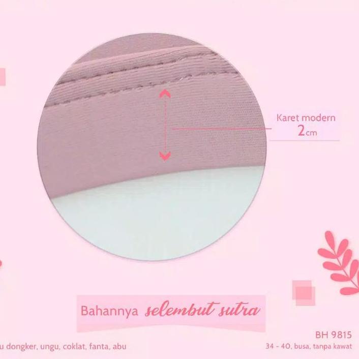 Diskon✔️Bra Sorex 9815 Tanpa Kawat Selembut Sutra / Silky Soft Bra 9815 / Bh Sorex 9815|RA2