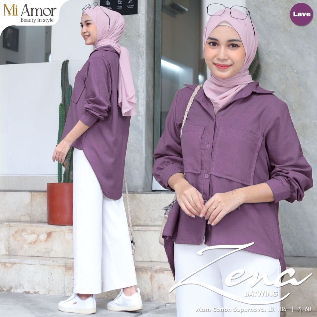 Kemeja Atasan Wanita Best Seller Original Produk By Shofiya Mi Amor