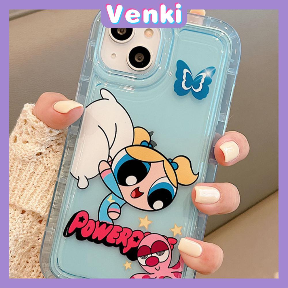 Case For iPhone 14 Pro Max TPU Soft Jelly Airbag Clear Case Cute Cartoon Camera Protection Shockproof For iPhone 14 13 12 11 Plus Pro Max 7 Plus X XR